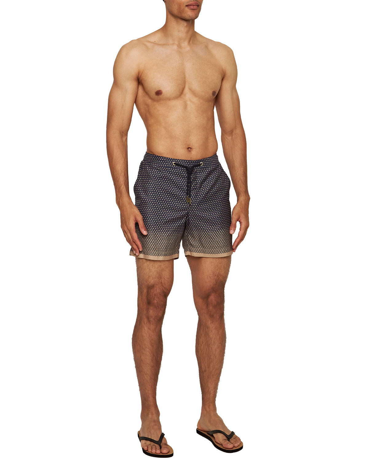 Bulldog Drawcord Mid-Length Swim Shorts