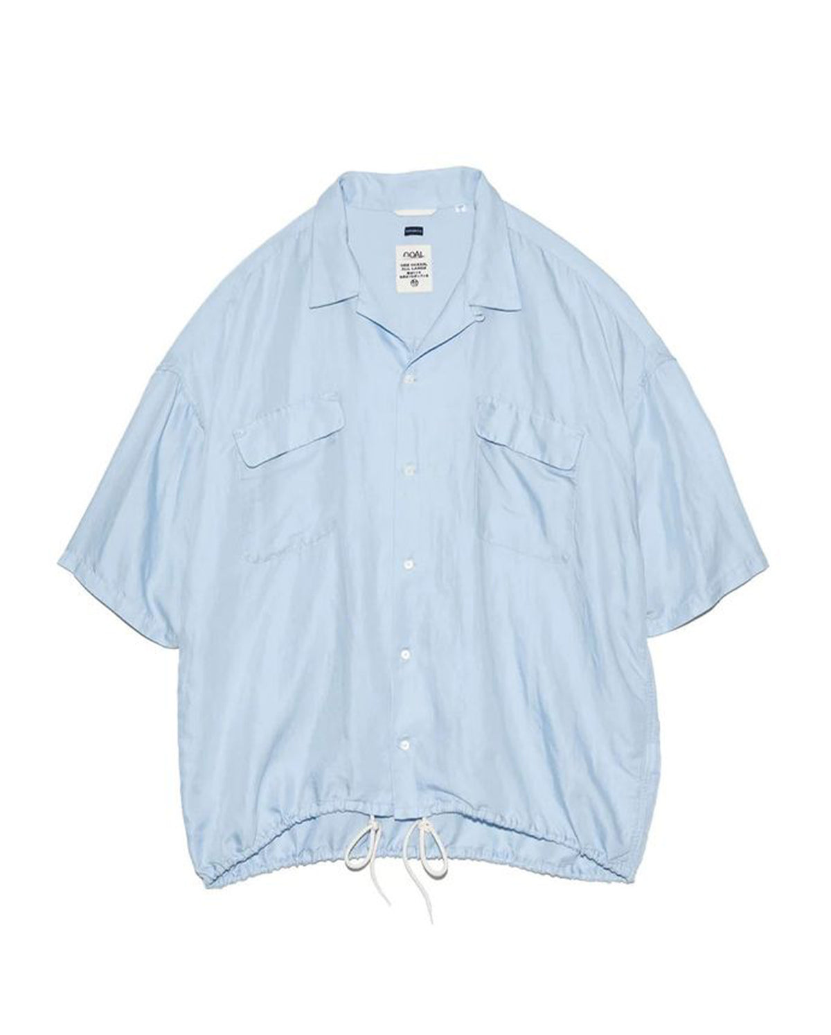 Open Collar Cupra Short Sleeve Shirt