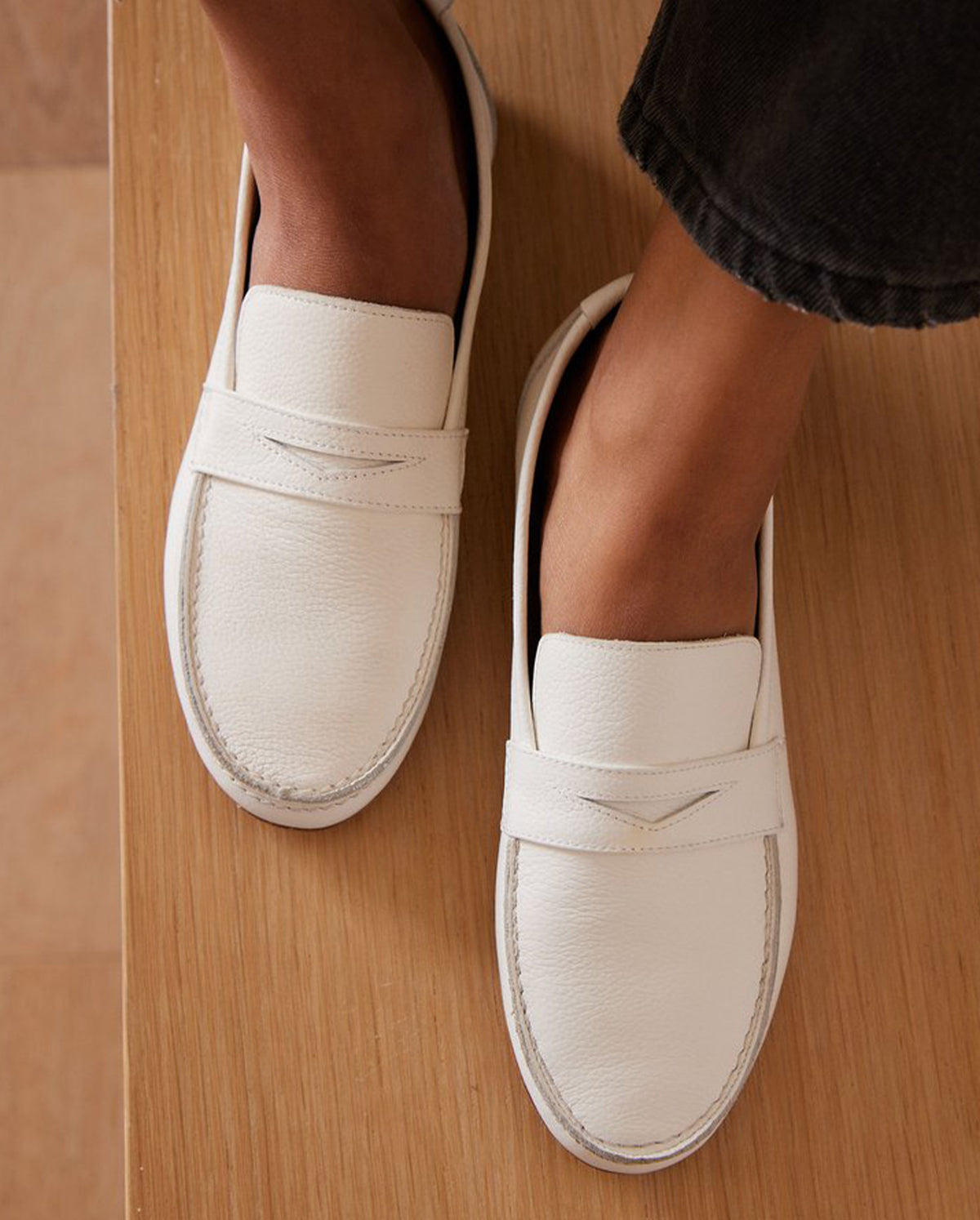 Penny Loafer In Pebble Leather