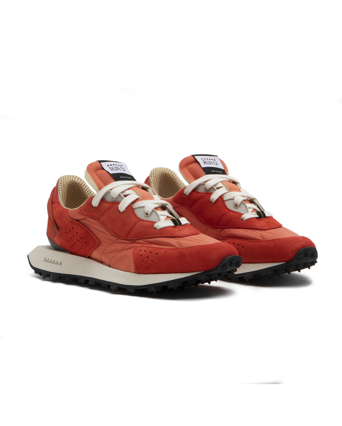 Argo Nylon Suede Sneakers - Orange