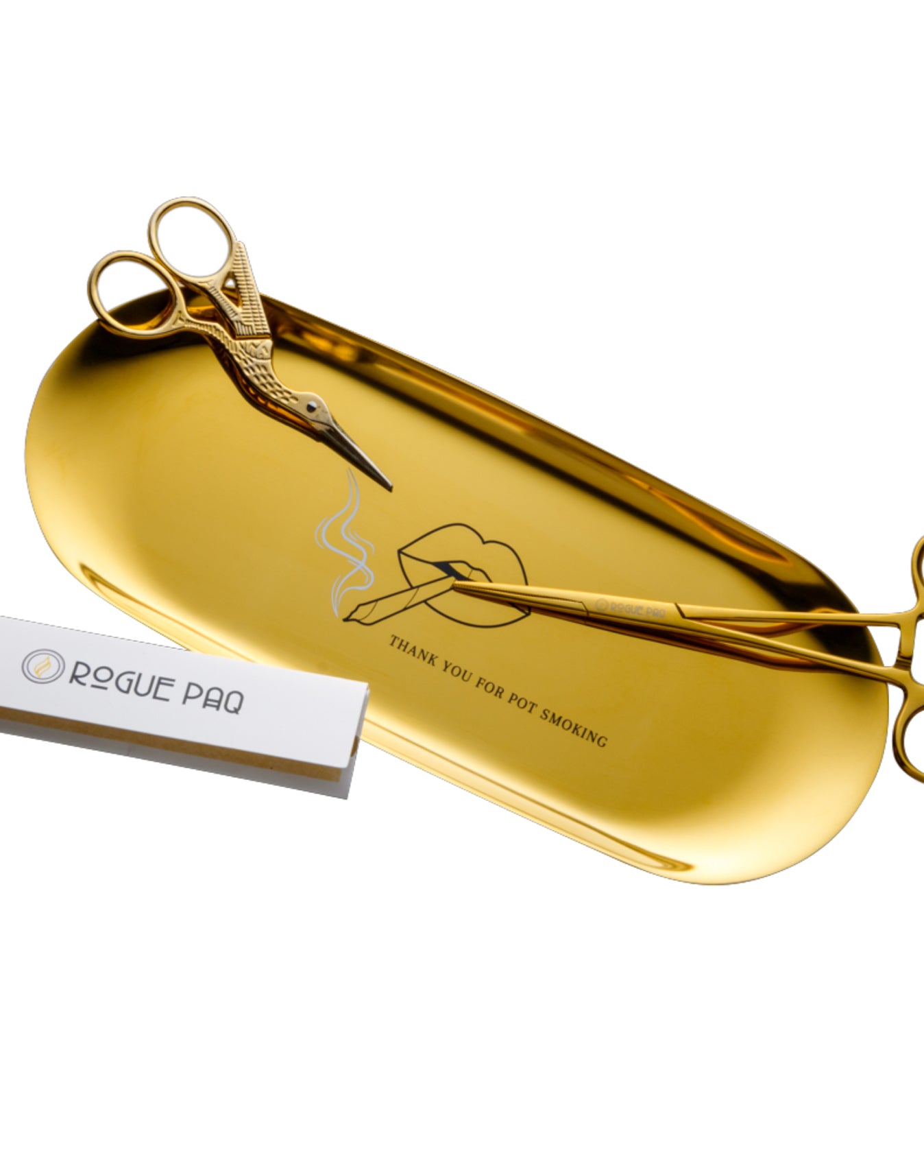 Rogue Paq Eiffel Tower Gold-Tone Bud Trimming Scissors