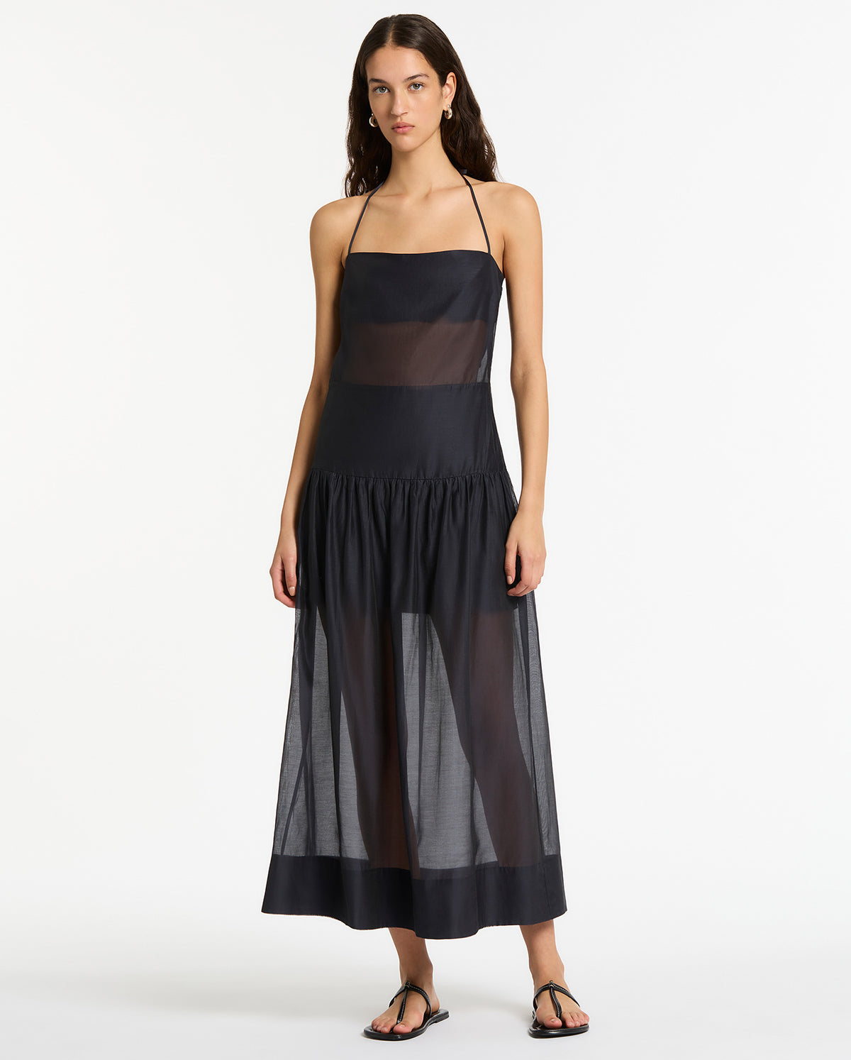 Assemblage Strapless Maxi Dress - Black