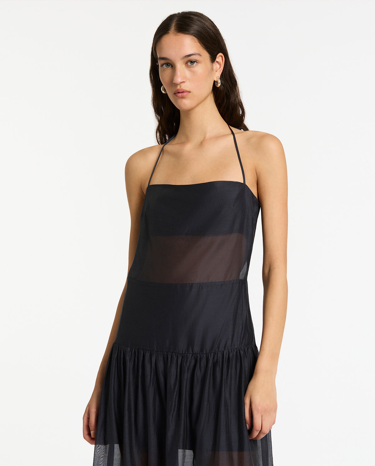 Assemblage Strapless Maxi Dress - Black