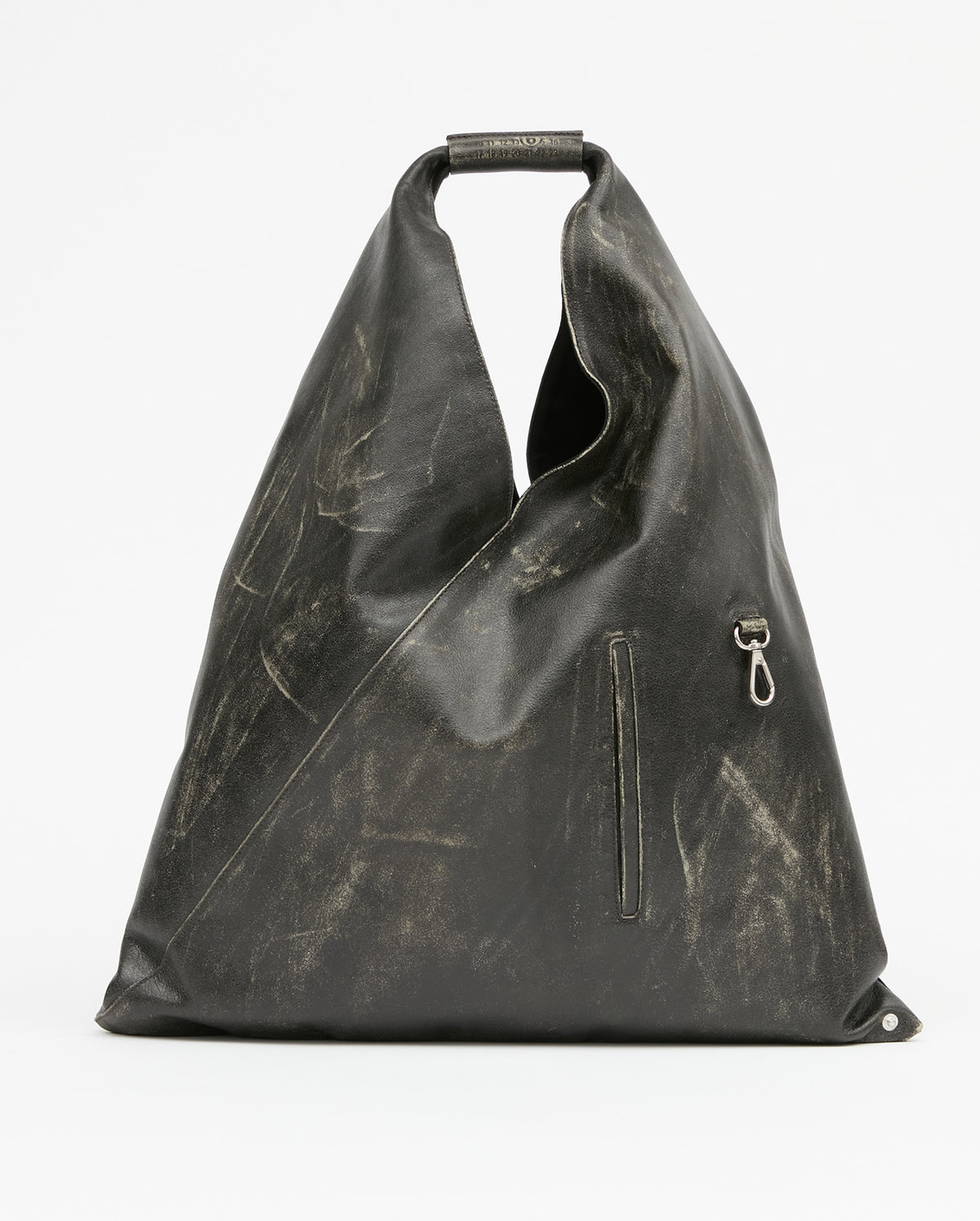 Classic Japanese Handbag - Black/Almond Buff