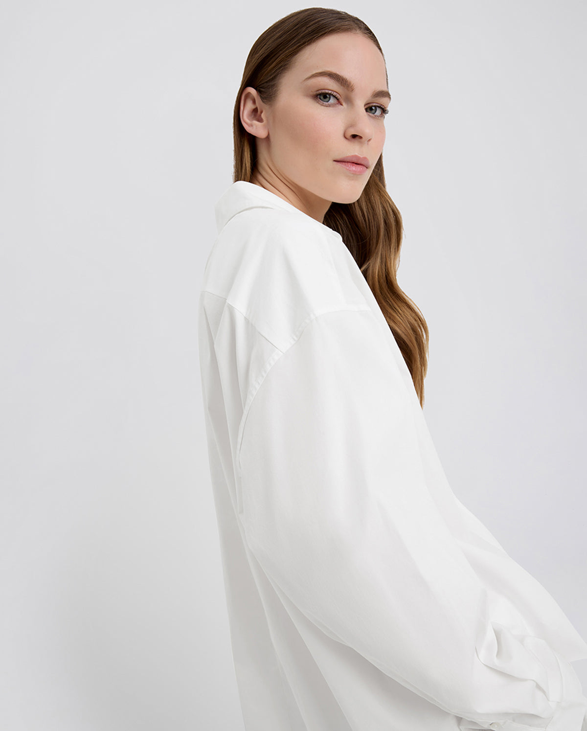 The Jancy Blouse - Optic White
