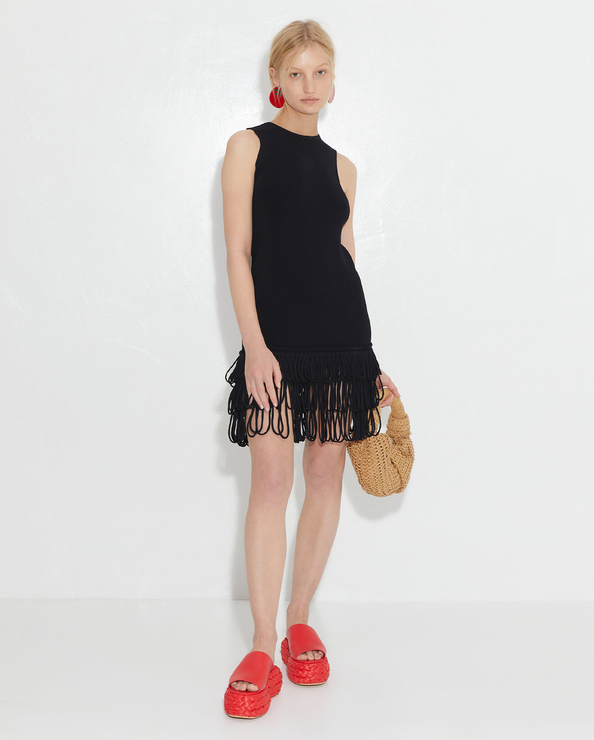 Albers Knit Mini Dress - Black