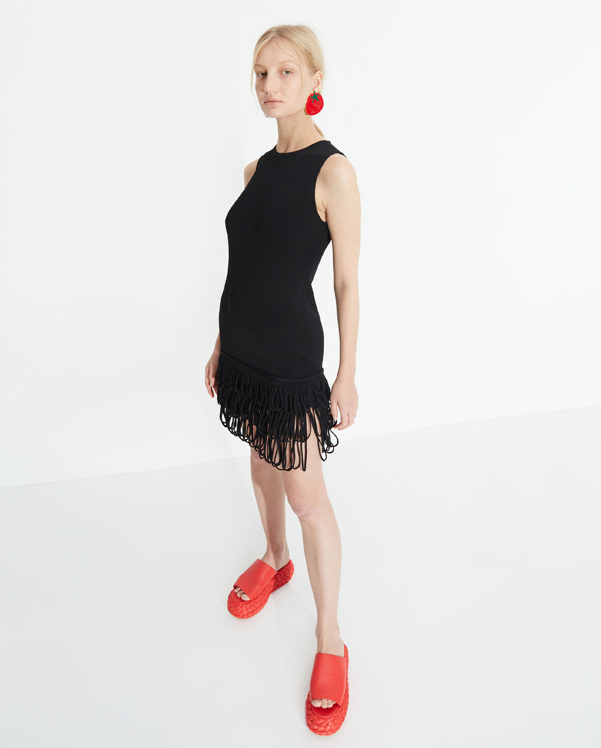 Albers Knit Mini Dress - Black