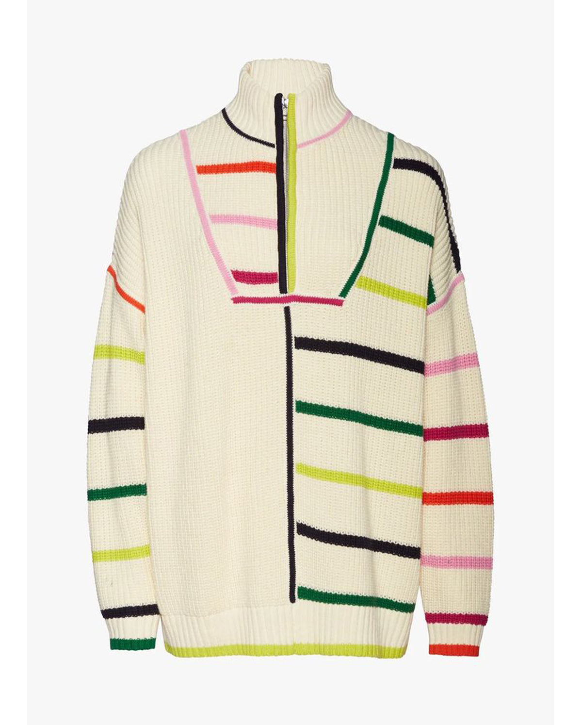 Hampton Sweater - Creme Rainbow
