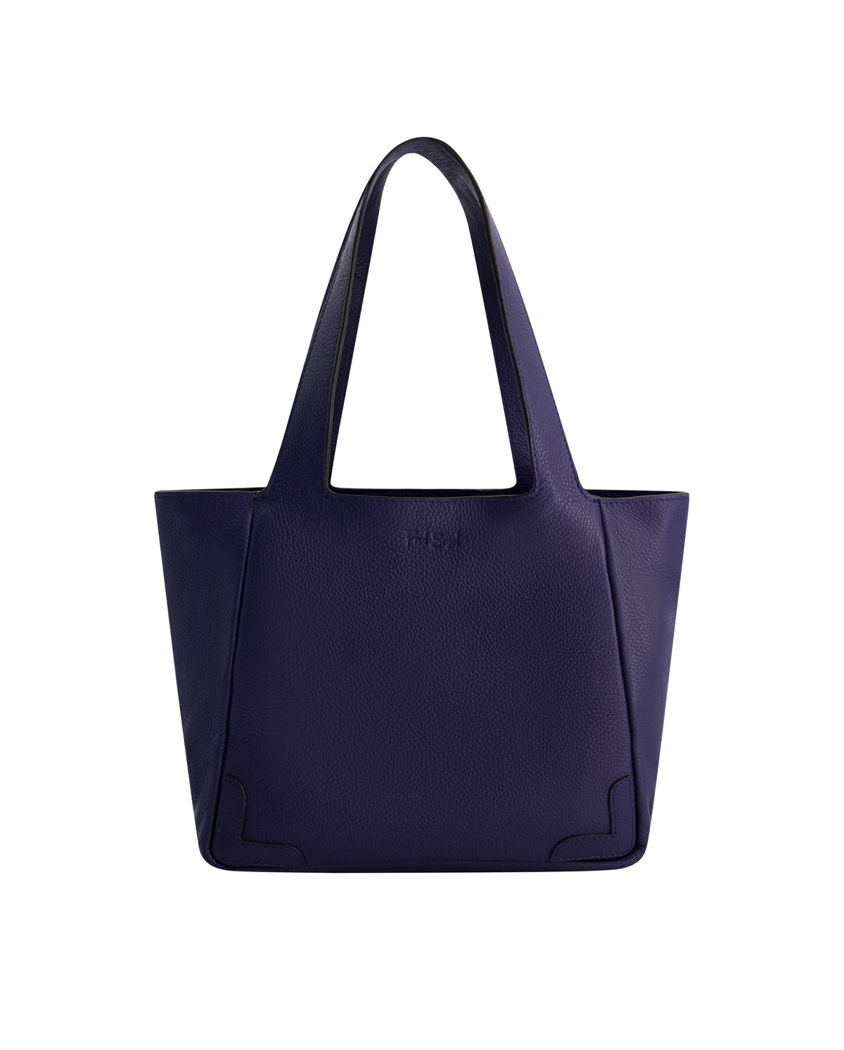 Leather Tote Bag - Midnight