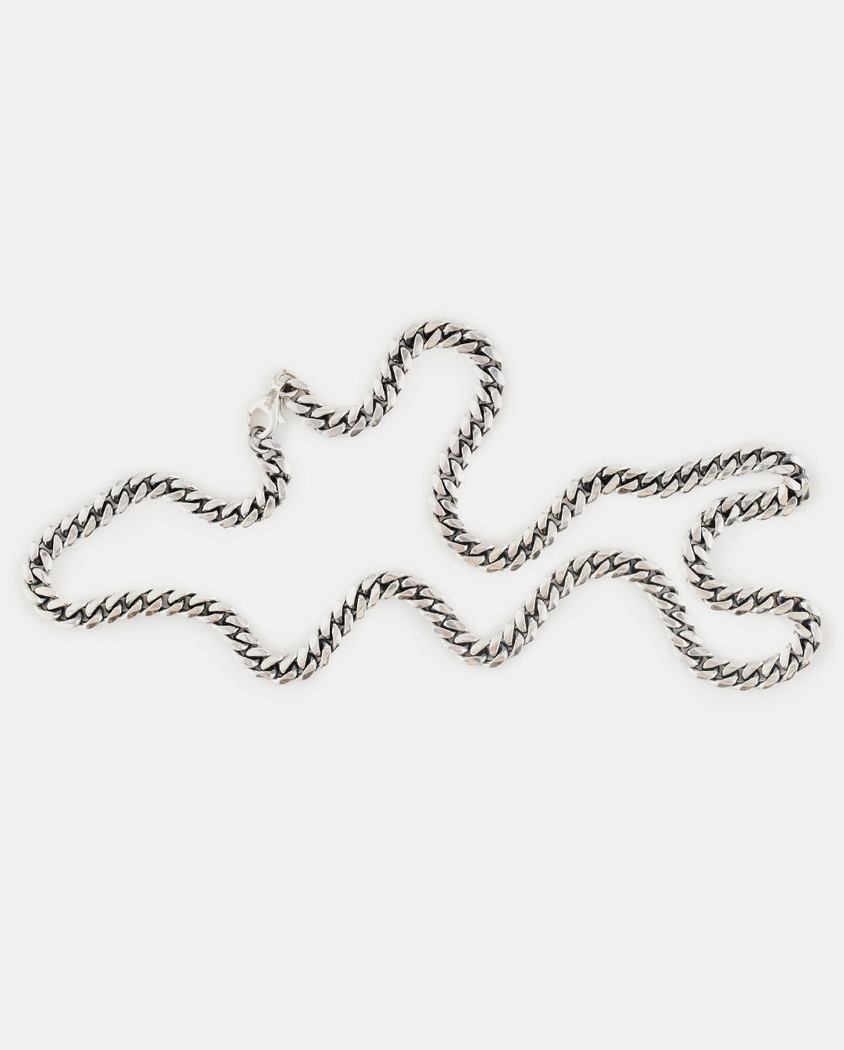 Silver Curb Chain