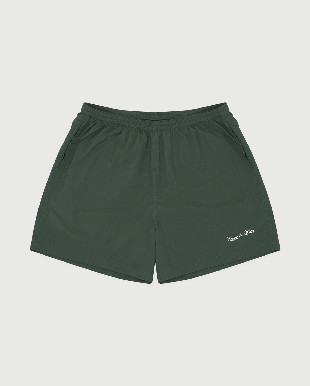 Wordmark Nylon 5' Shorts - Forest
