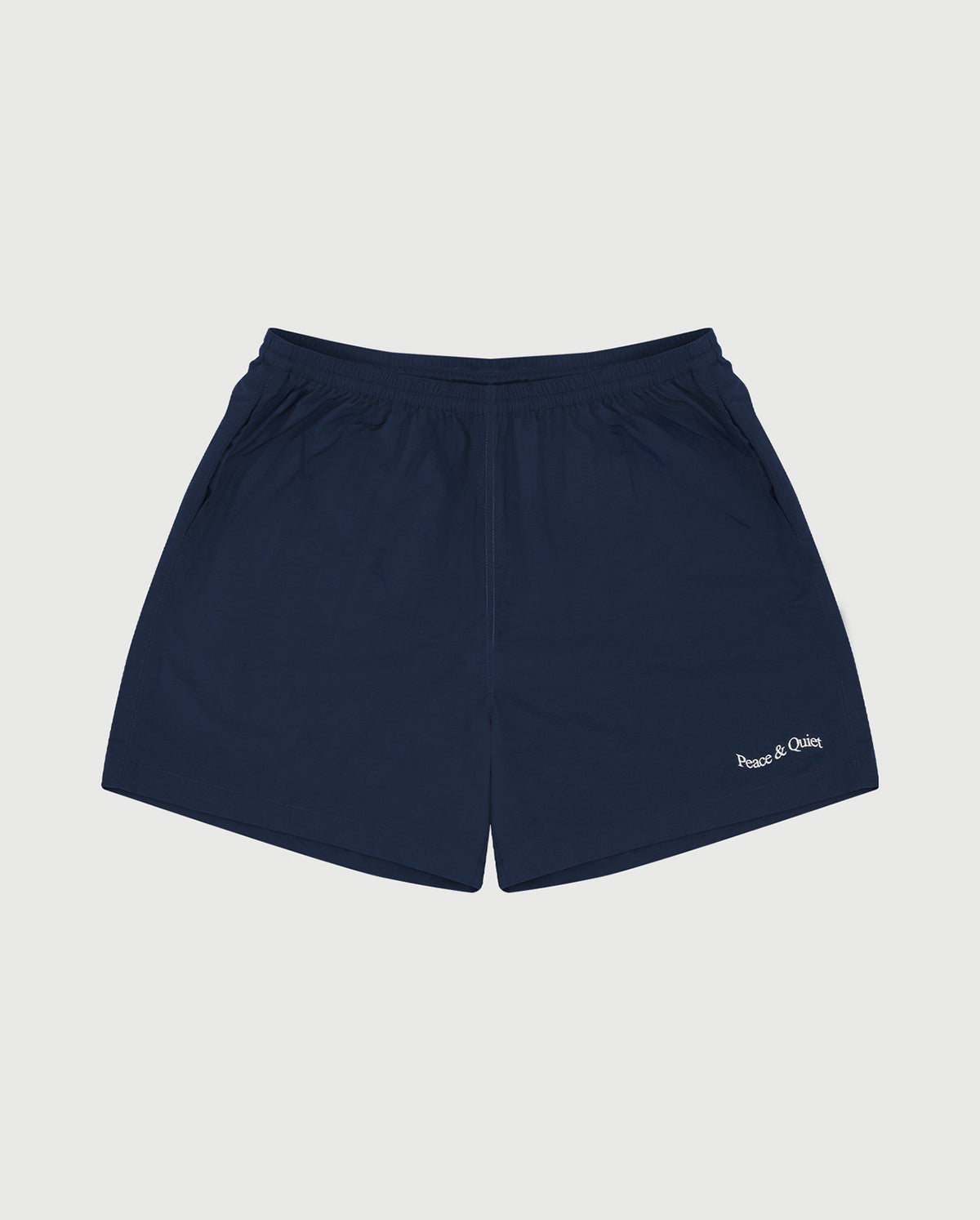 Wordmark Nylon 5' Shorts - Navy
