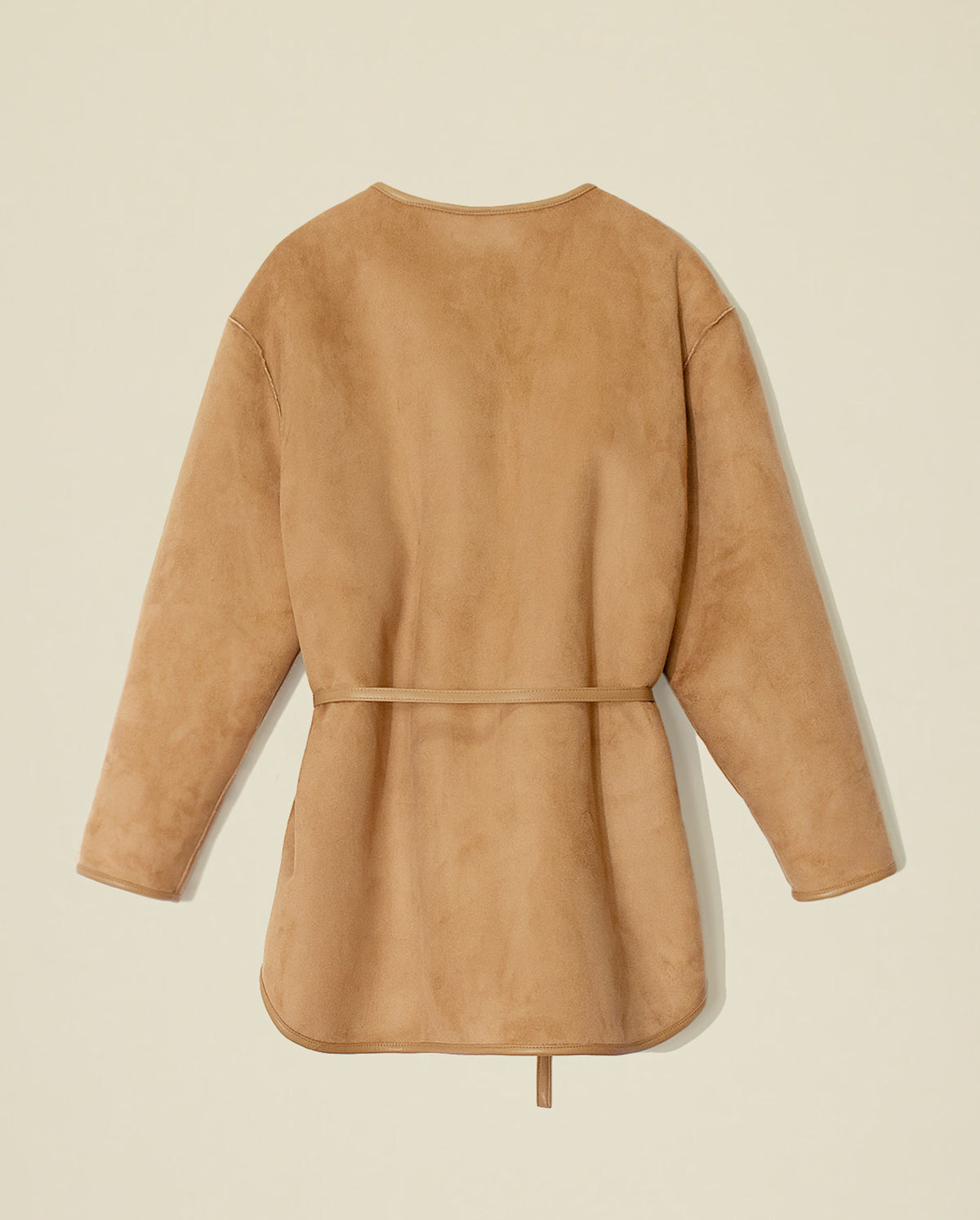 Sinclair Suede Coat - Driftwood