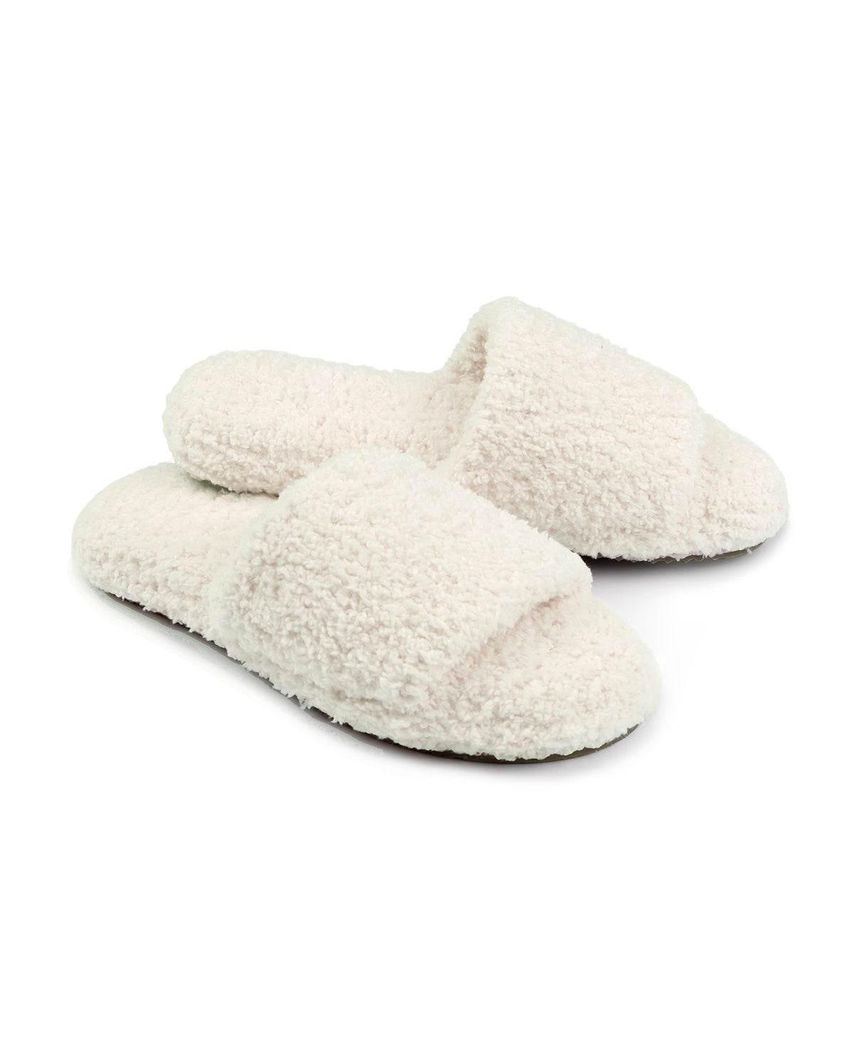 Kashwére Chenillatm Slippers In Creme