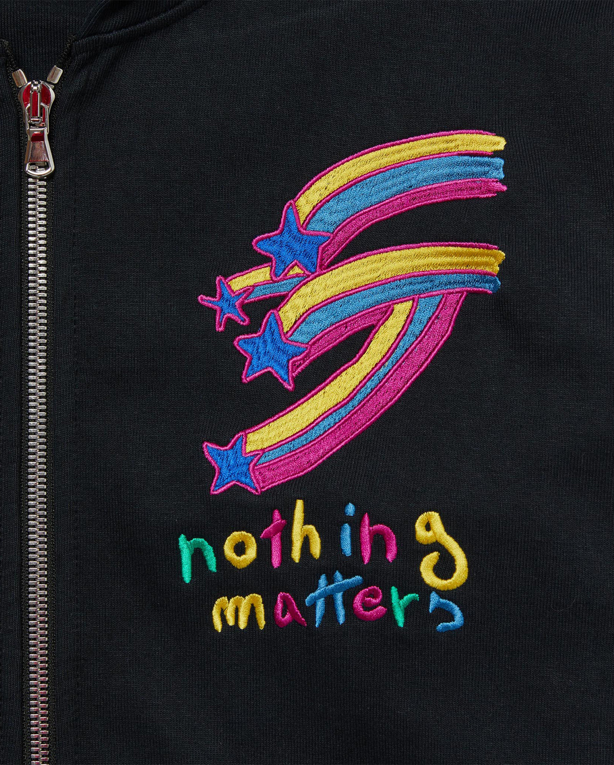 Nothing Matters Zipper Hoodie | 100% Cotton