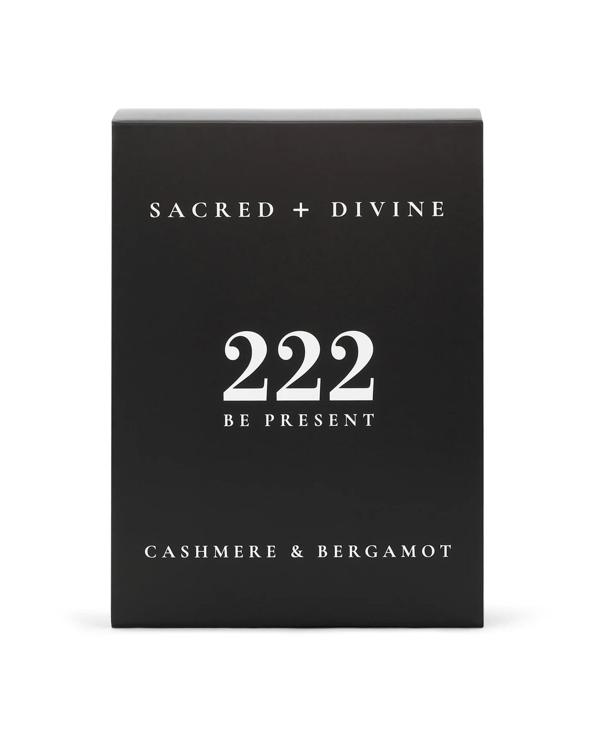 222 / Be Present / Cashmere & Bergamot