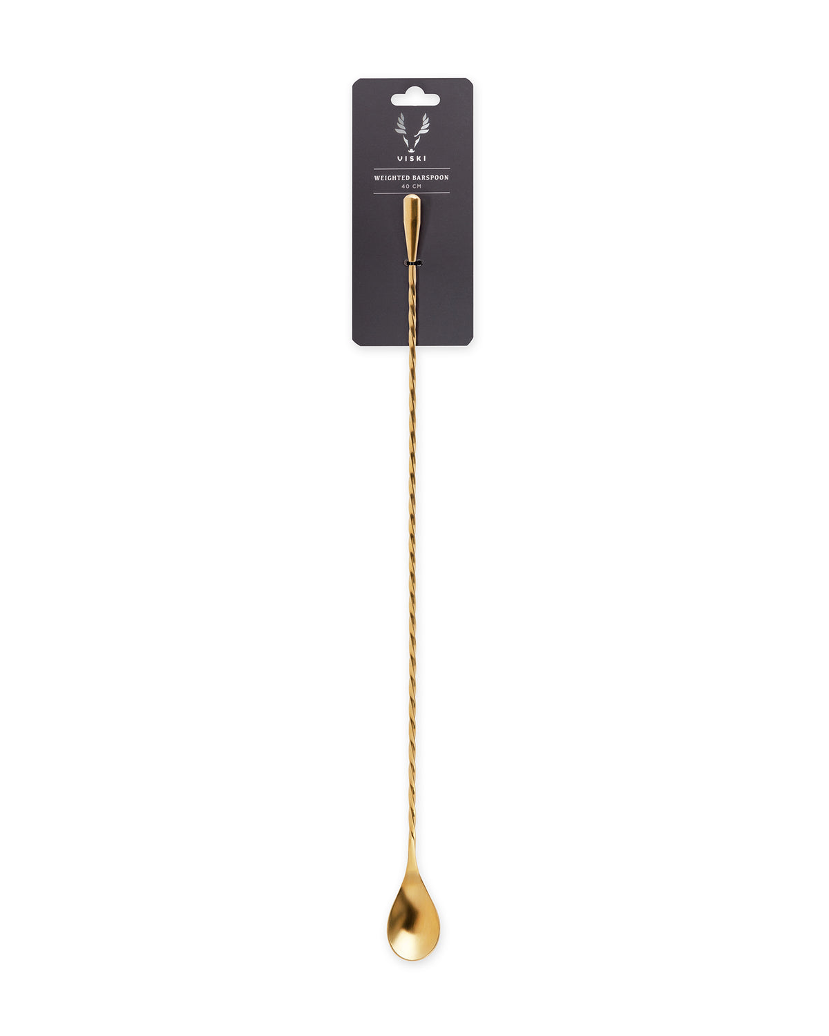 40Cm Gold Weighted Barspoon