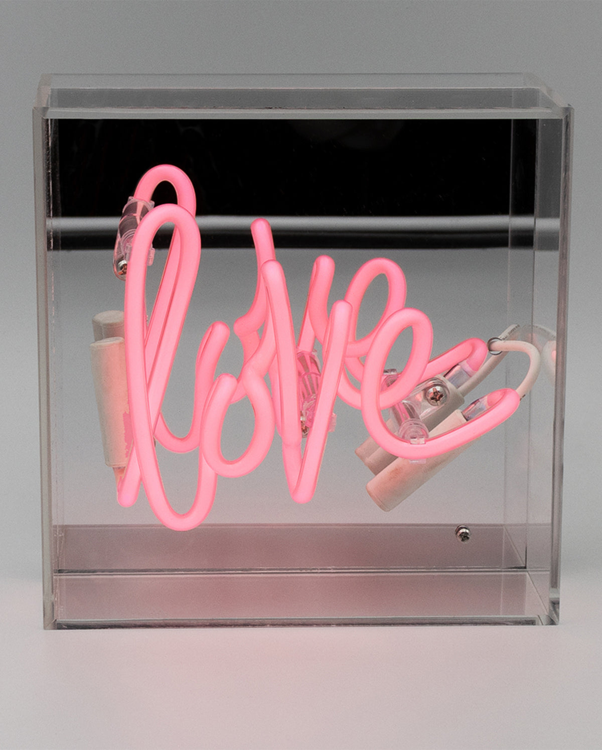 Mini Acrylic Box Neon - Love