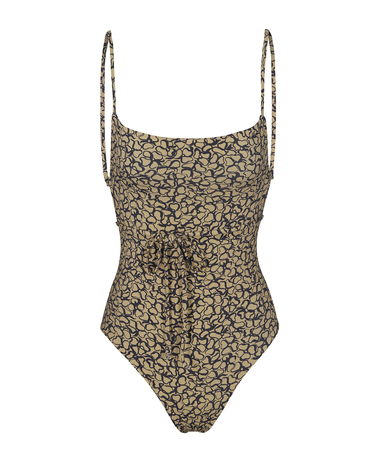 The K.M. Tie One Piece - Black Infinity Floral