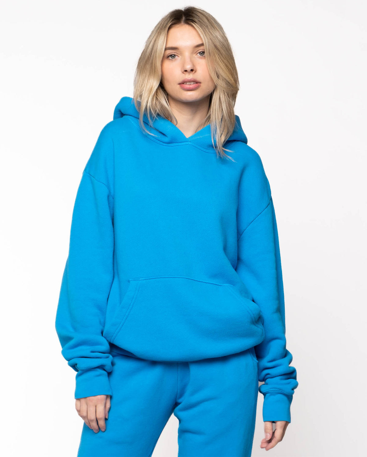 Hoodie In Turquoise