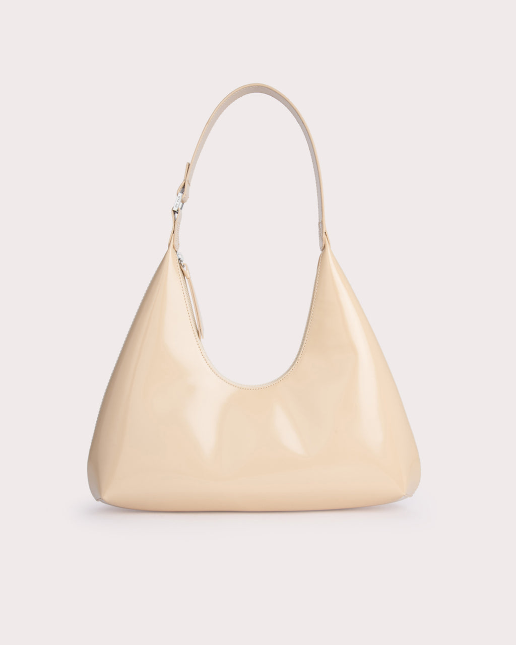 Shop By Far Baby Amber Semi-Patent Leather Shoulder Bag