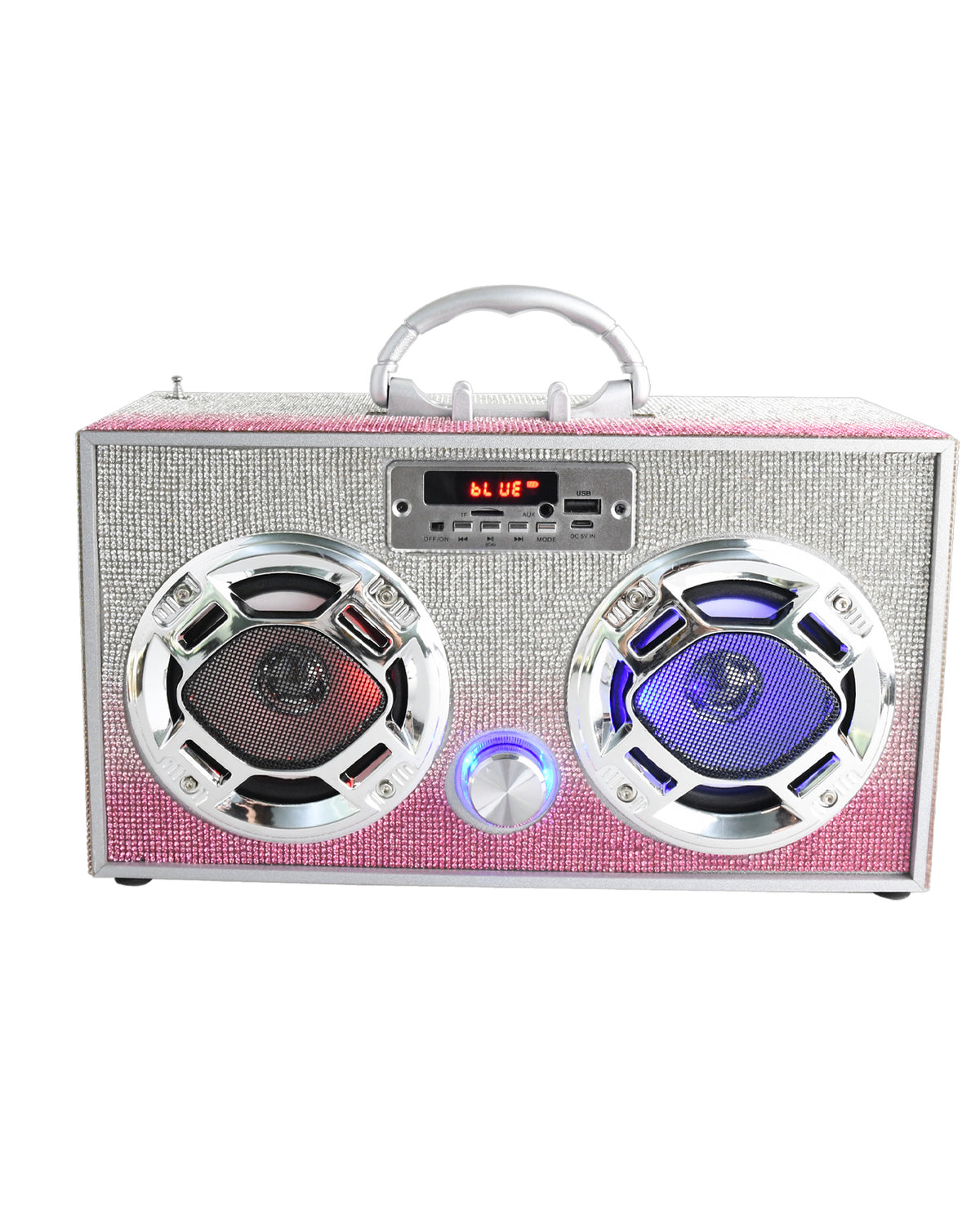 Pink Bling Bluetooth Boombox