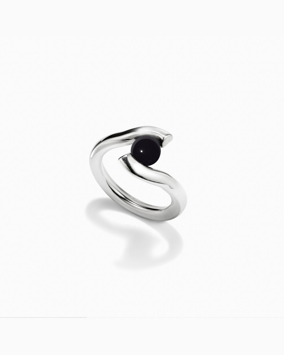 SS Onyx Claire Ring