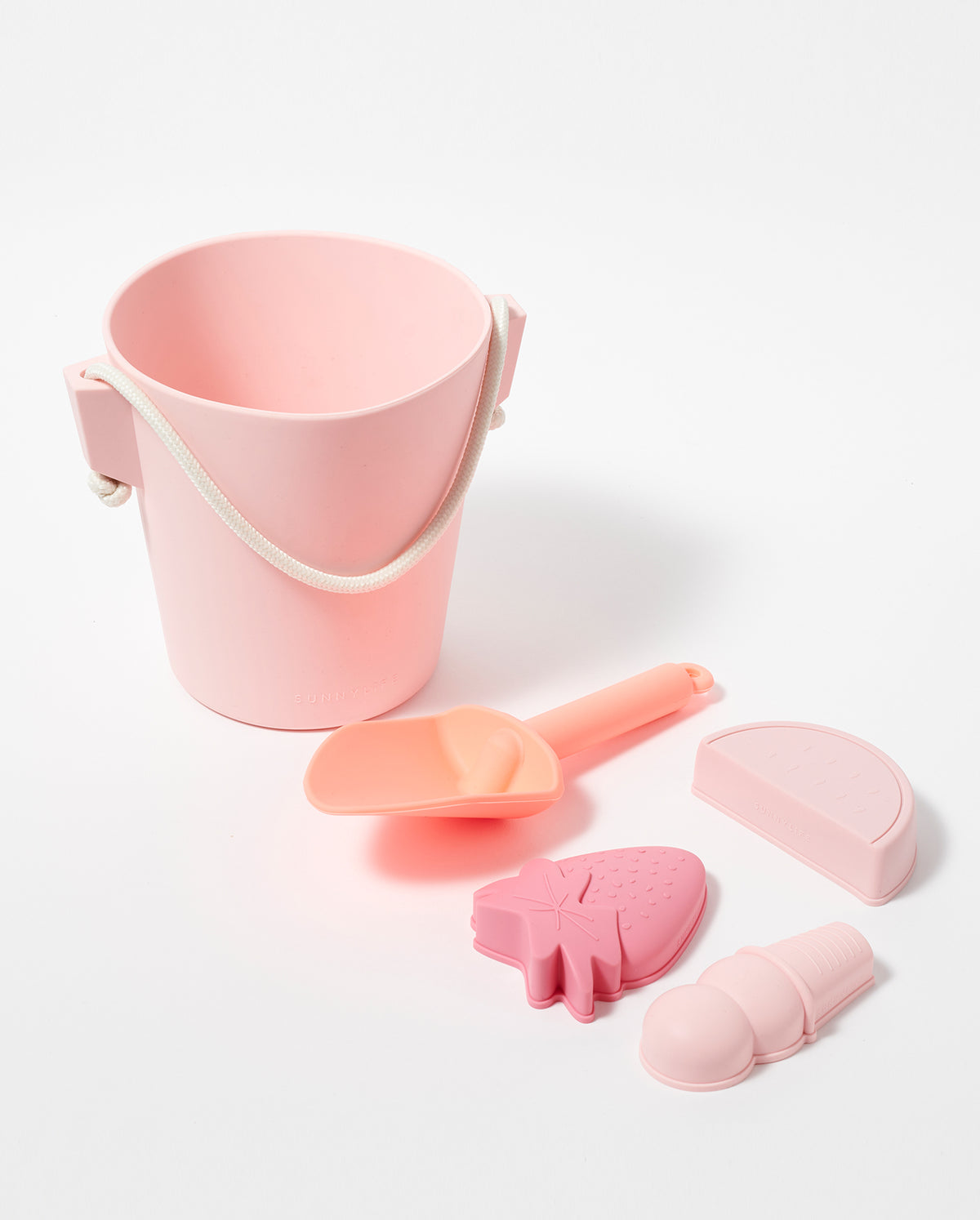 Silicone Bucket & Spade Set Pink