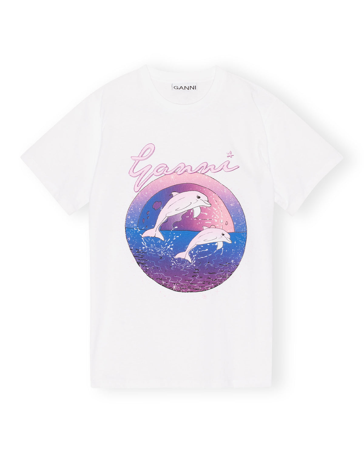 Basic Jersey Dolphin Relaxed T-Shirt
